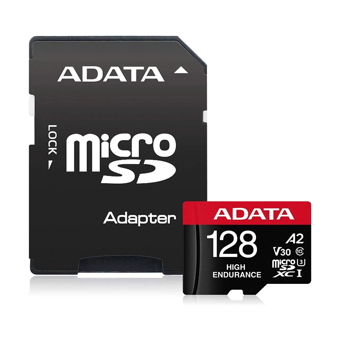 A-Data ADATA | AUSDX128GUI3V30SHA2-RA1 Memory Card | 128 GB | MicroSDXC | Flash memory class 10 | Adapter