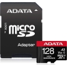 A-Data ADATA | AUSDX128GUI3V30SHA2-RA1 Memory Card | 128 GB | MicroSDXC | Flash memory class 10 | Adapter
