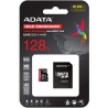 A-Data ADATA | AUSDX128GUI3V30SHA2-RA1 Memory Card | 128 GB | MicroSDXC | Flash memory class 10 | Adapter