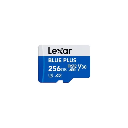 Lexar Memory card microSD card 256GB C10 A2 U3 V30 170MB/s Blue Plus