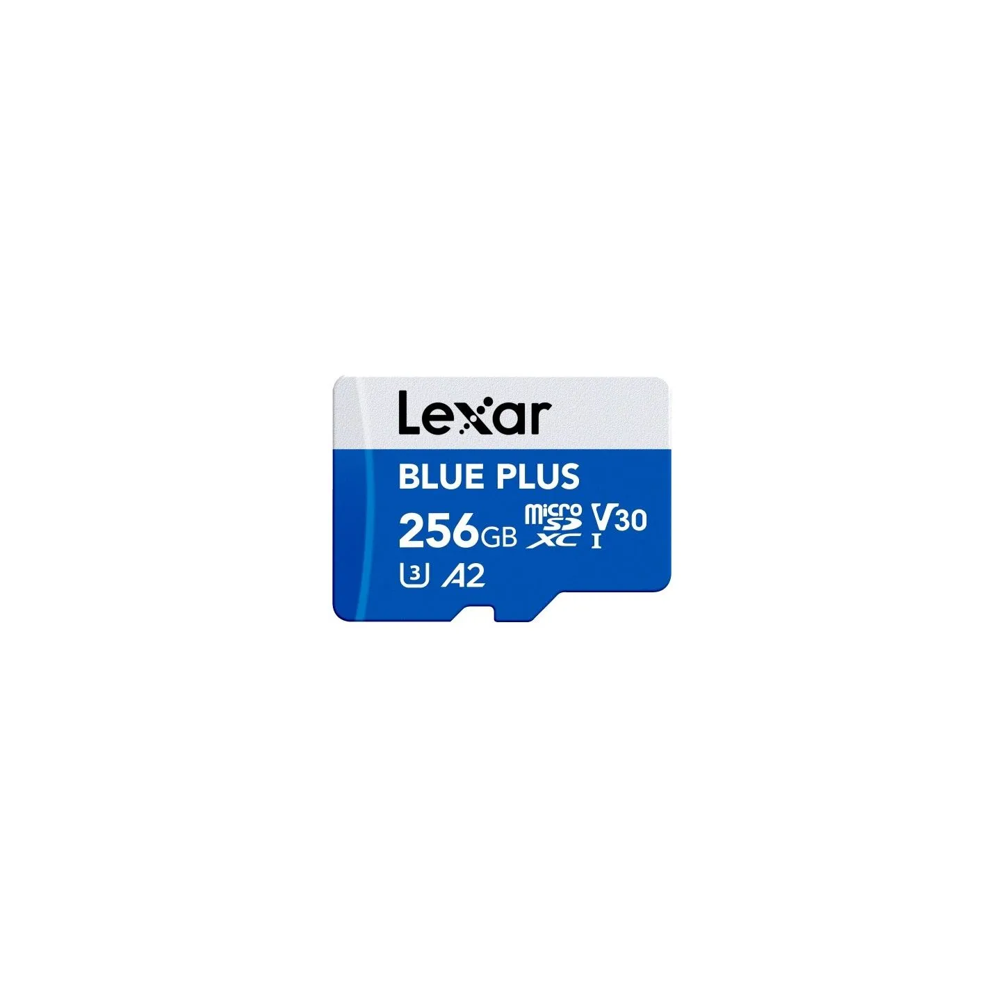 Lexar Memory card microSD card 256GB C10 A2 U3 V30 170MB/s Blue Plus