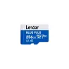 Lexar Memory card microSD card 256GB C10 A2 U3 V30 170MB/s Blue Plus
