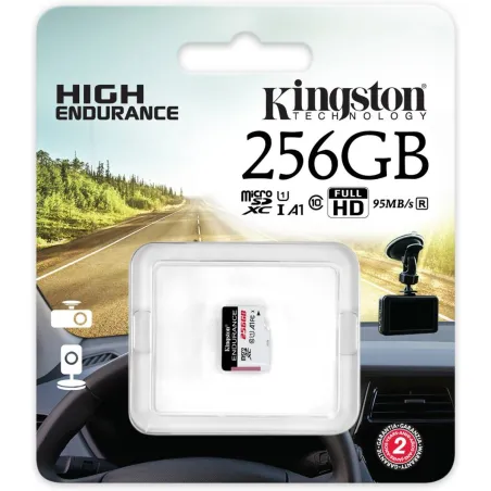 Kingston Endurance 95R | 256 GB | microSDXC | Flash memory class Class 10, UHS-I