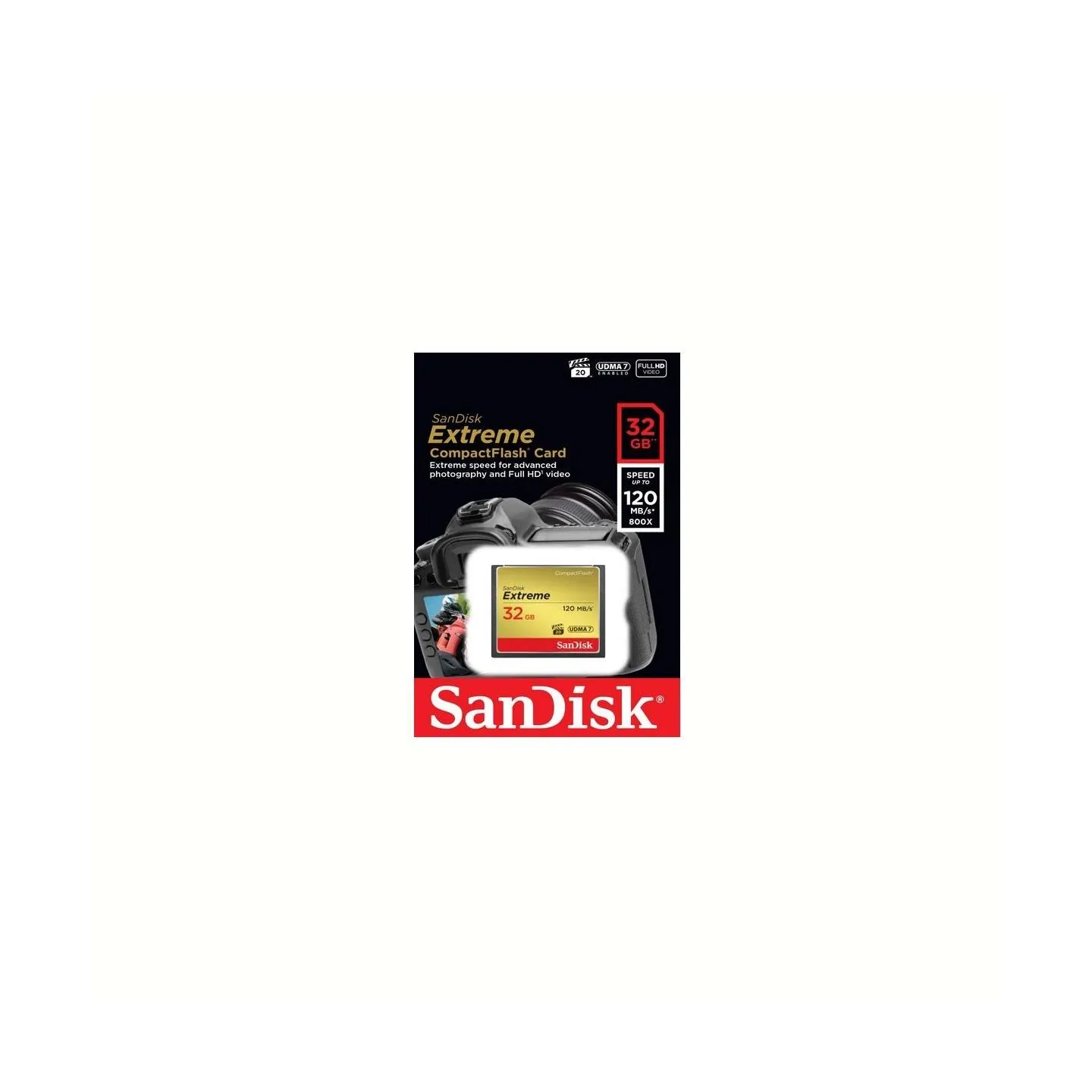 Sandisk MEMORY COMPACT FLASH 32GB/SDCFXSB-032G-G46 SANDISK