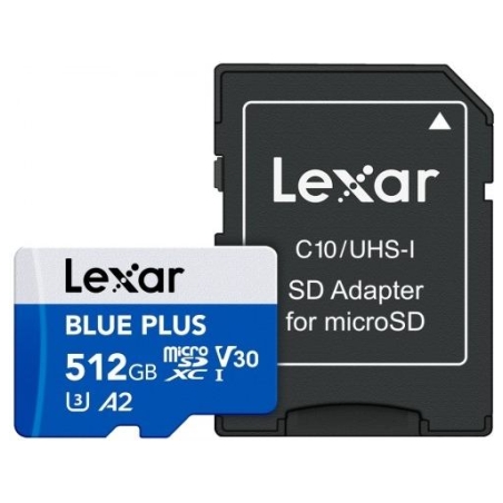 Lexar MEMORY MICRO SDXC 512GB UHS-I/W/A LMSBLPL512G-BNANG LEXAR