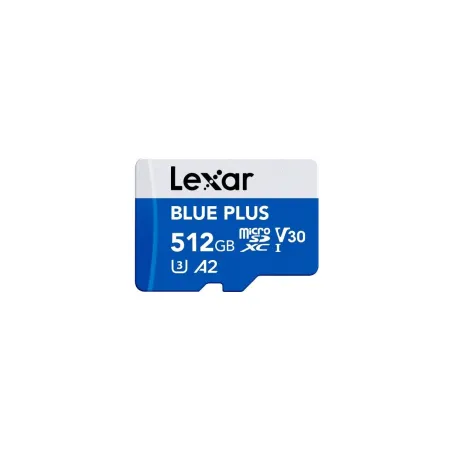Lexar Memory card microSD card 512GB C10 A2 U3 V30 170MB/s Blue Plus