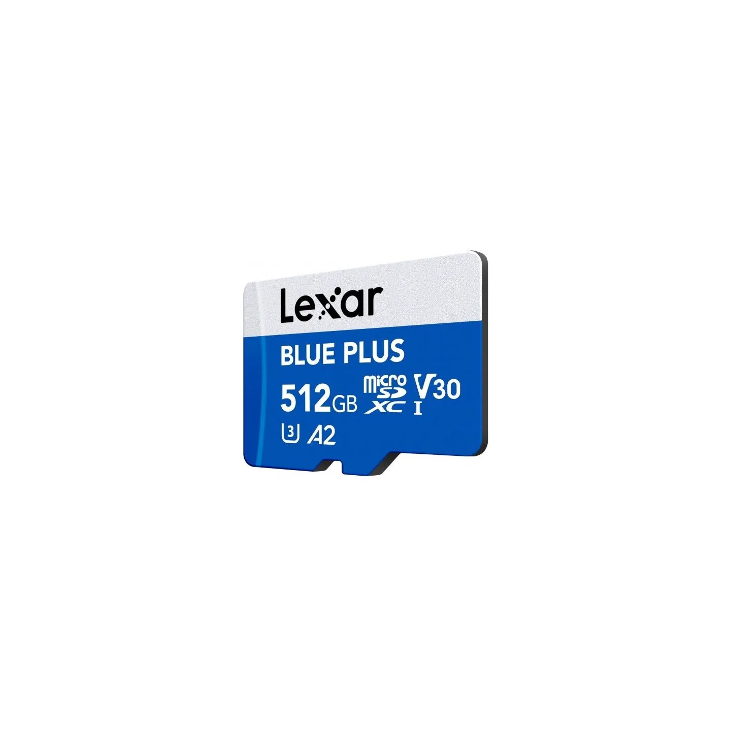 Lexar Memory card microSD card 512GB C10 A2 U3 V30 170MB/s Blue Plus