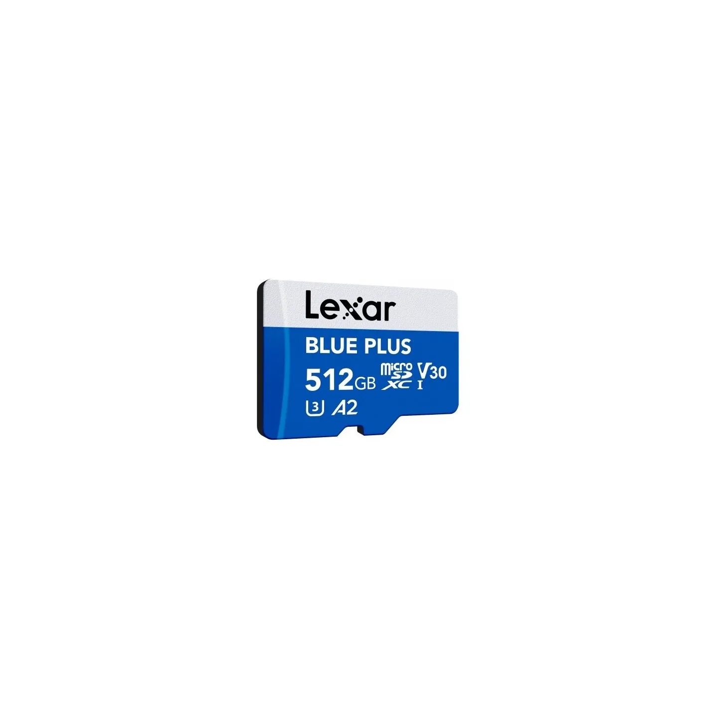 Lexar Memory card microSD card 512GB C10 A2 U3 V30 170MB/s Blue Plus