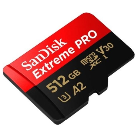 Sandisk Extreme Pro microSDXC 512GB 200/140 MB/s A2 U