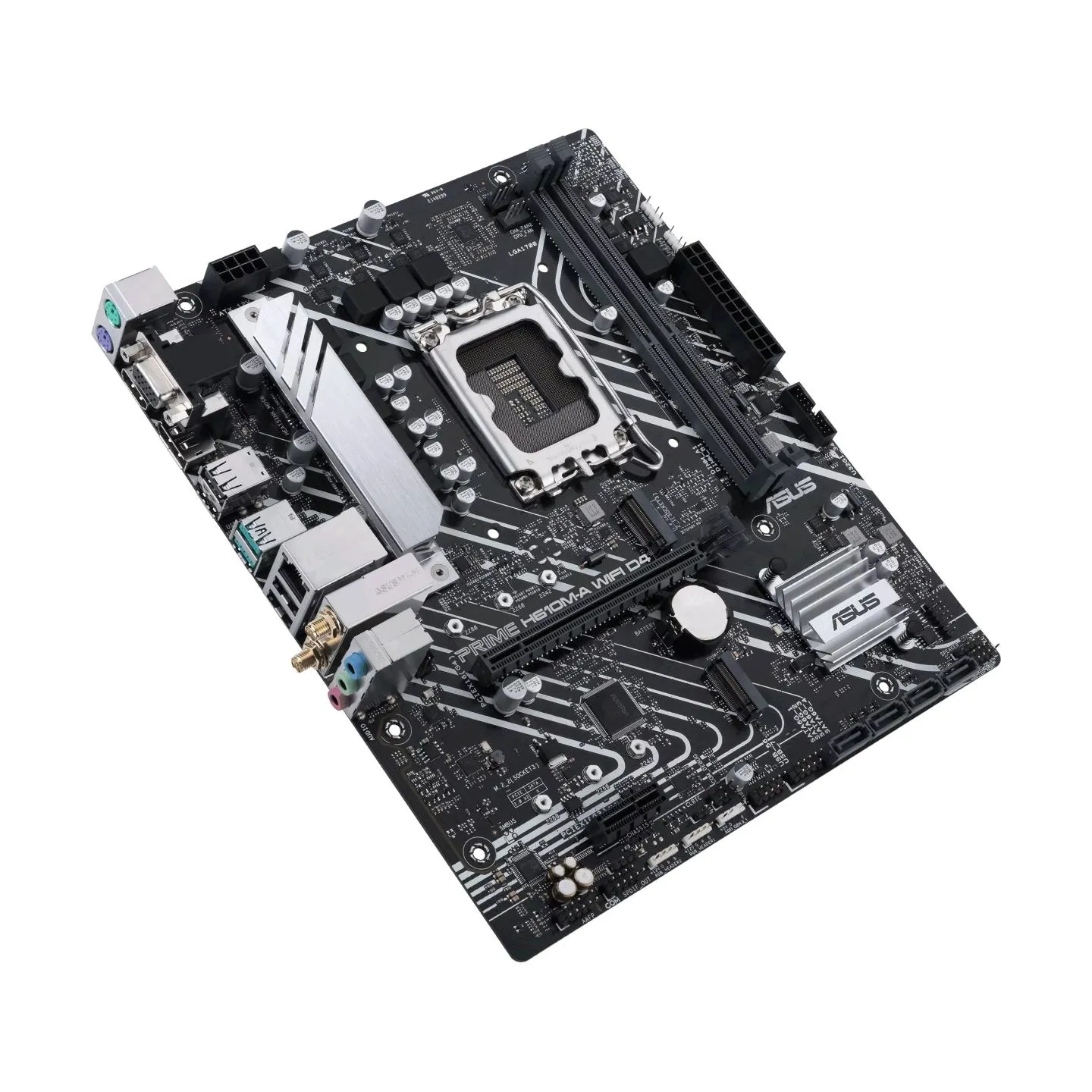 Asus | PRIME H610M-A WIFI D4 | Processor family Intel | Processor socket  LGA1700 | DDR4 DIMM | Memory slots 2 | Supported hard 