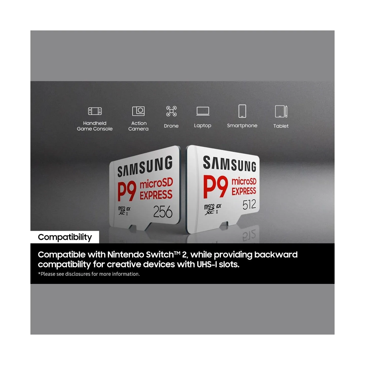 Samsung P9 Express | 512 GB | microSD | Flash memory class U3, V30, A1