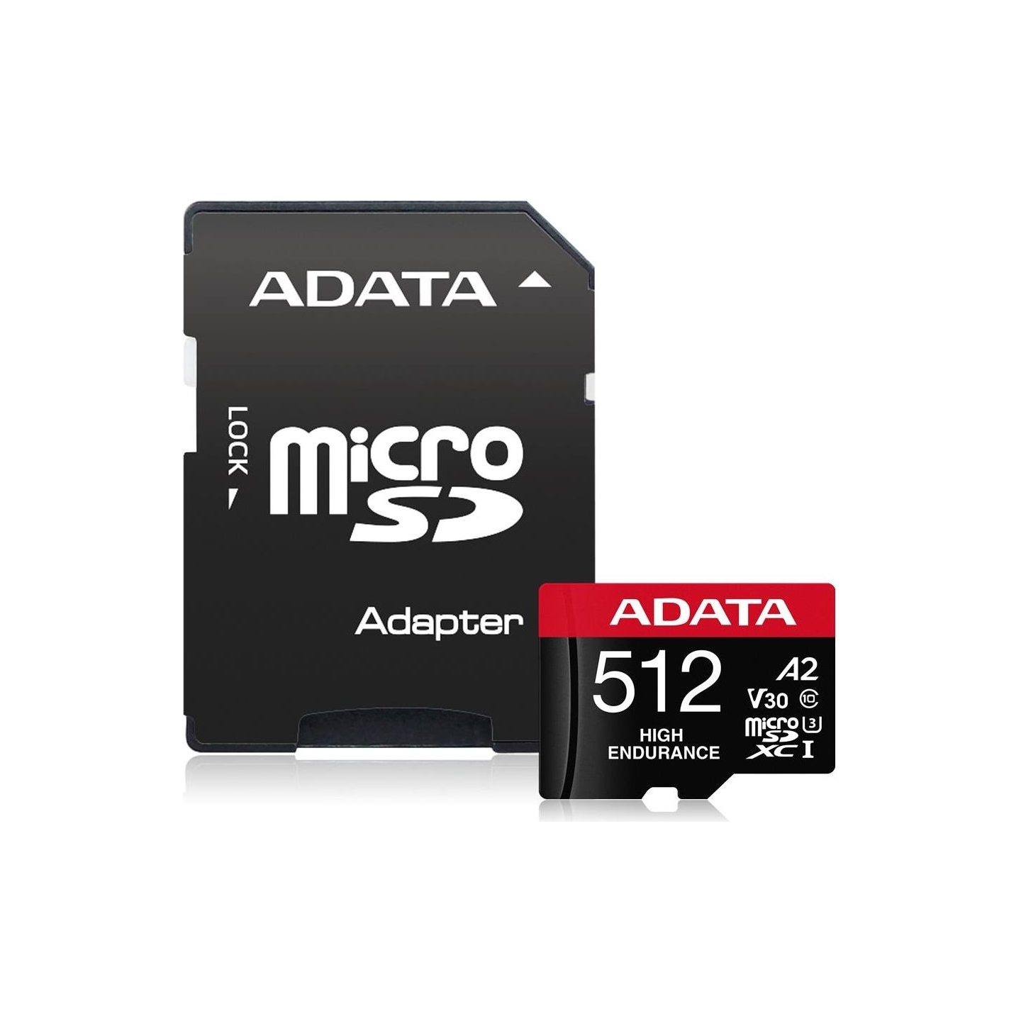A-Data MEMORY MICRO SDXC 512GB W/AD./AUSDX512GUI3V30SHA2-RA1 ADATA