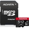 A-Data MEMORY MICRO SDXC 512GB W/AD./AUSDX512GUI3V30SHA2-RA1 ADATA