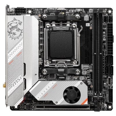 MSI | MPG B650I EDGE WIFI | Processor family AMD | Processor socket AM5 | DDR5 DIMM | Memory slots 2 | Supported hard disk drive