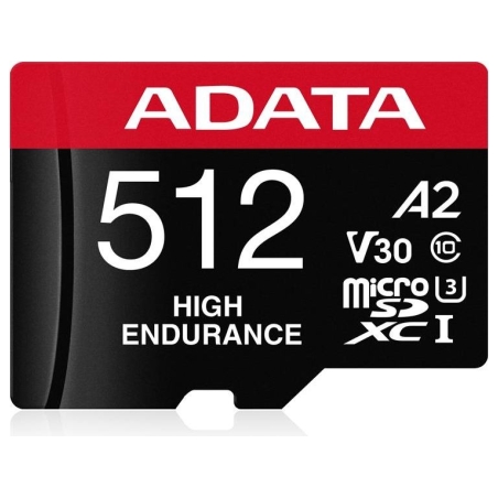 A-Data mSD HighEnd 512GB UHS1 U3 V30 A2 100/85MB/s+Ad