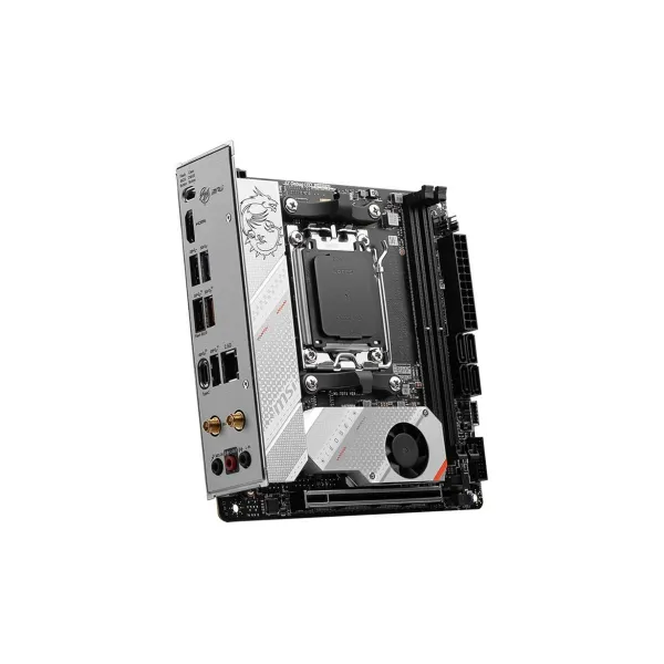 MSI | MPG B650I EDGE WIFI | Processor family AMD | Processor socket AM5 | DDR5 DIMM | Memory slots 2 | Supported hard disk drive