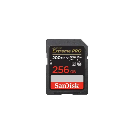 Sandisk Extreme PRO 256GB SDXC Memory Card + 2 years RescuePRO Deluxe up to 200MB/s & 140MB/s Read/Write speeds, UHS-I, Class 10