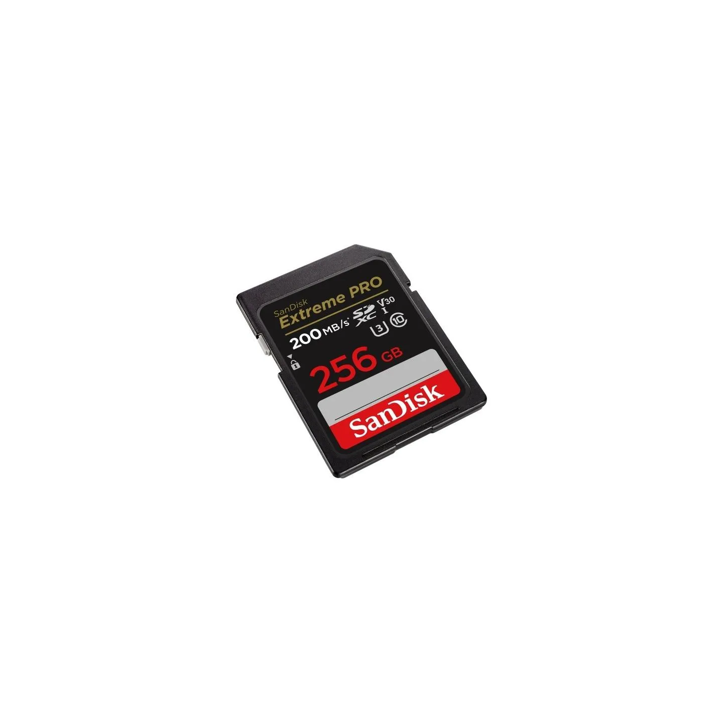 Sandisk Extreme PRO 256GB SDXC Memory Card + 2 years RescuePRO Deluxe up to 200MB/s & 140MB/s Read/Write speeds, UHS-I, Class 10