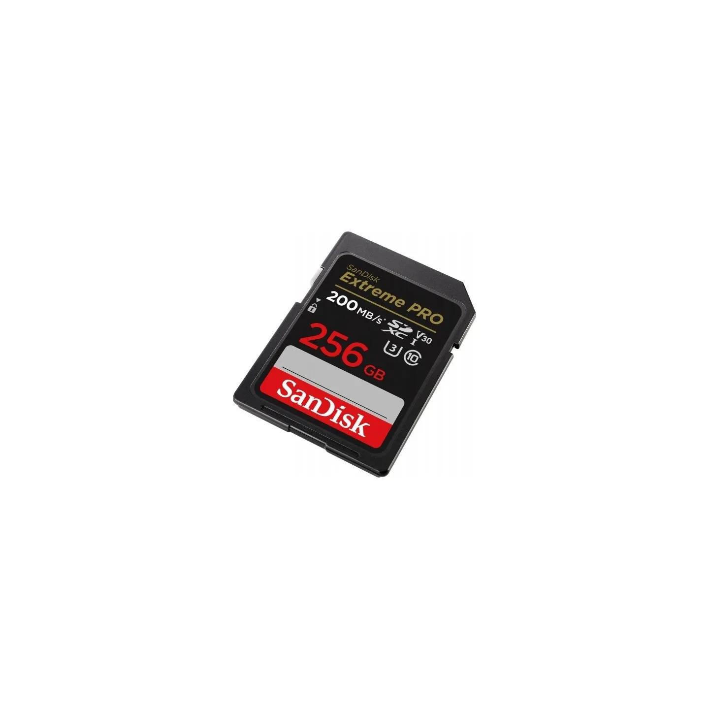 Sandisk Extreme PRO 256GB SDXC Memory Card + 2 years RescuePRO Deluxe up to 200MB/s & 140MB/s Read/Write speeds, UHS-I, Class 10