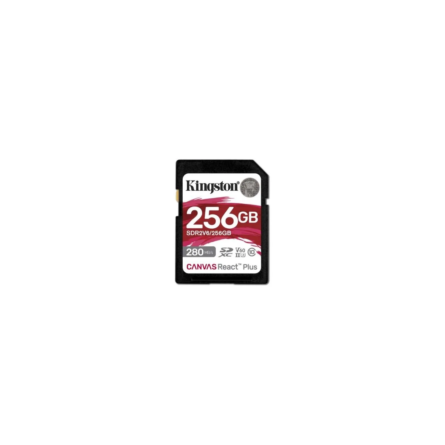 Kingston 256GB Canvas React Plus SDXC