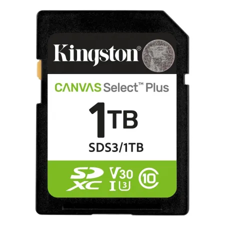 Kingston Canvas Select Plus | 1000 GB | SD | Flash memory class Class 10, UHS-I, U1/U3, Video Class 10/30
