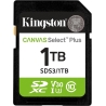Kingston Memory card SD 1TB Canvas Select Plus Gen3 150MB/s