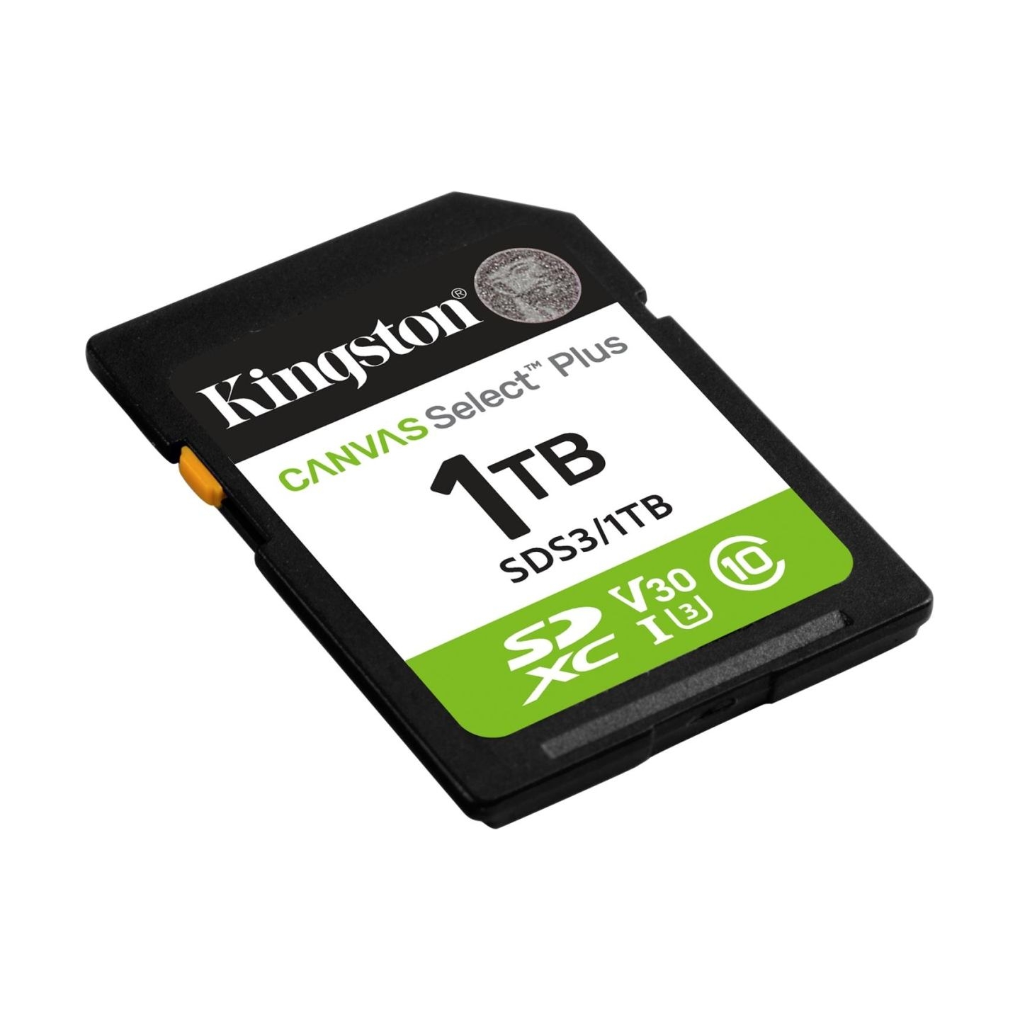 Kingston Memory card SD 1TB Canvas Select Plus Gen3 150MB/s