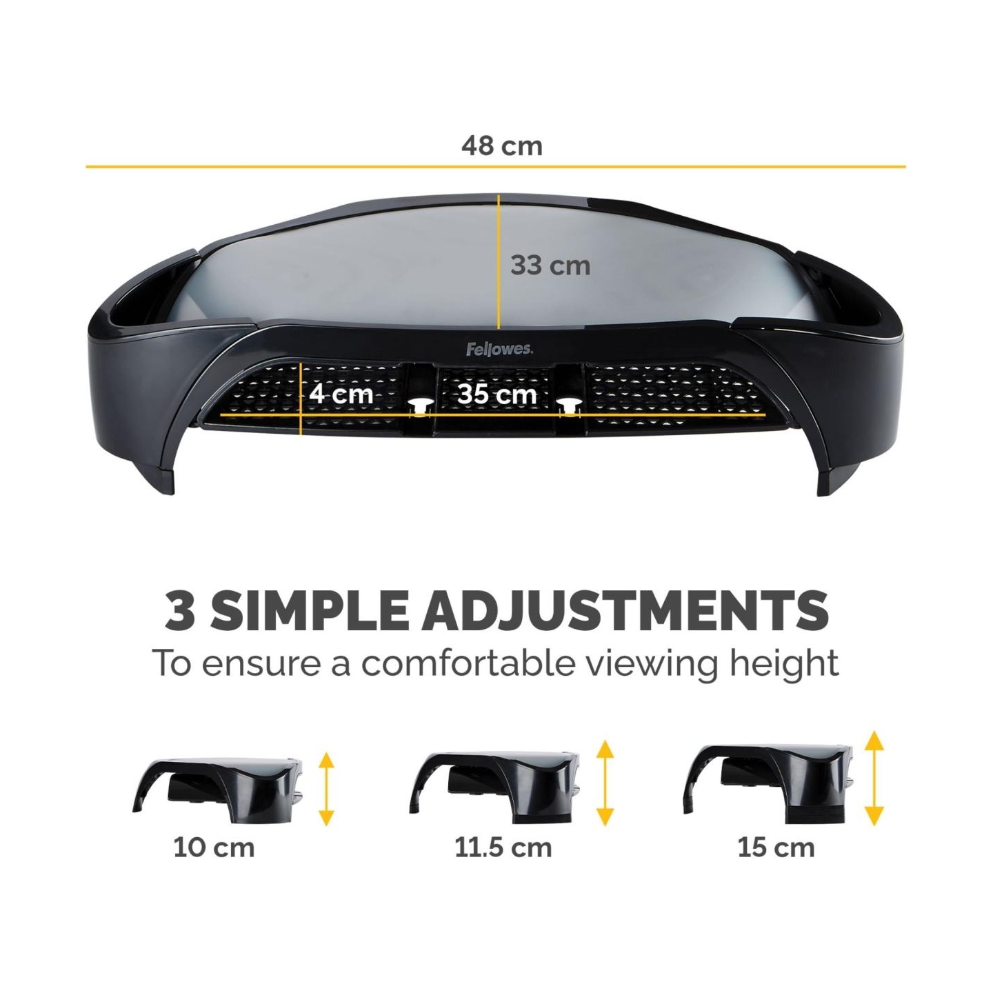 Fellowes MONITOR ACC RISER SMART/PLUS 8020801 FELLOWES