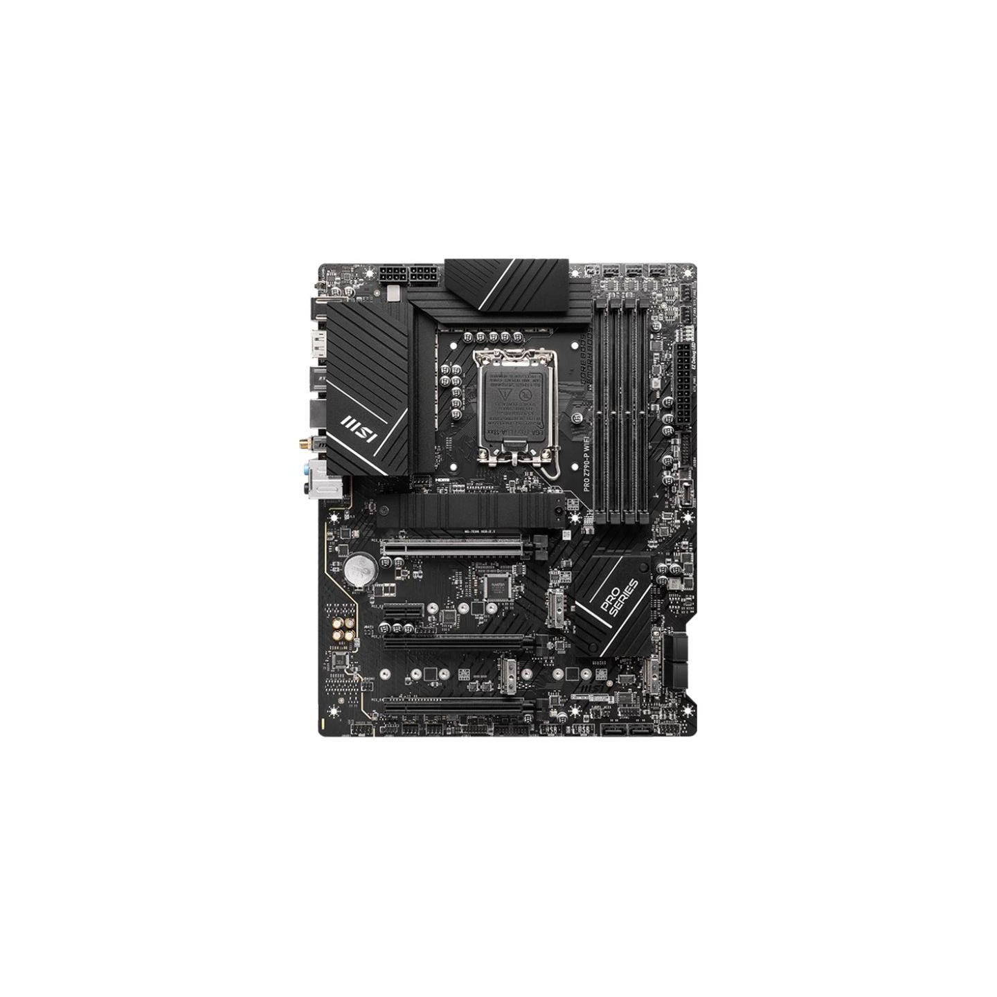 MSI | PRO Z790-P WIFI | Processor family Intel | Processor socket  LGA1700 | DDR5 DIMM | Memory slots 4 | Supported hard disk dr