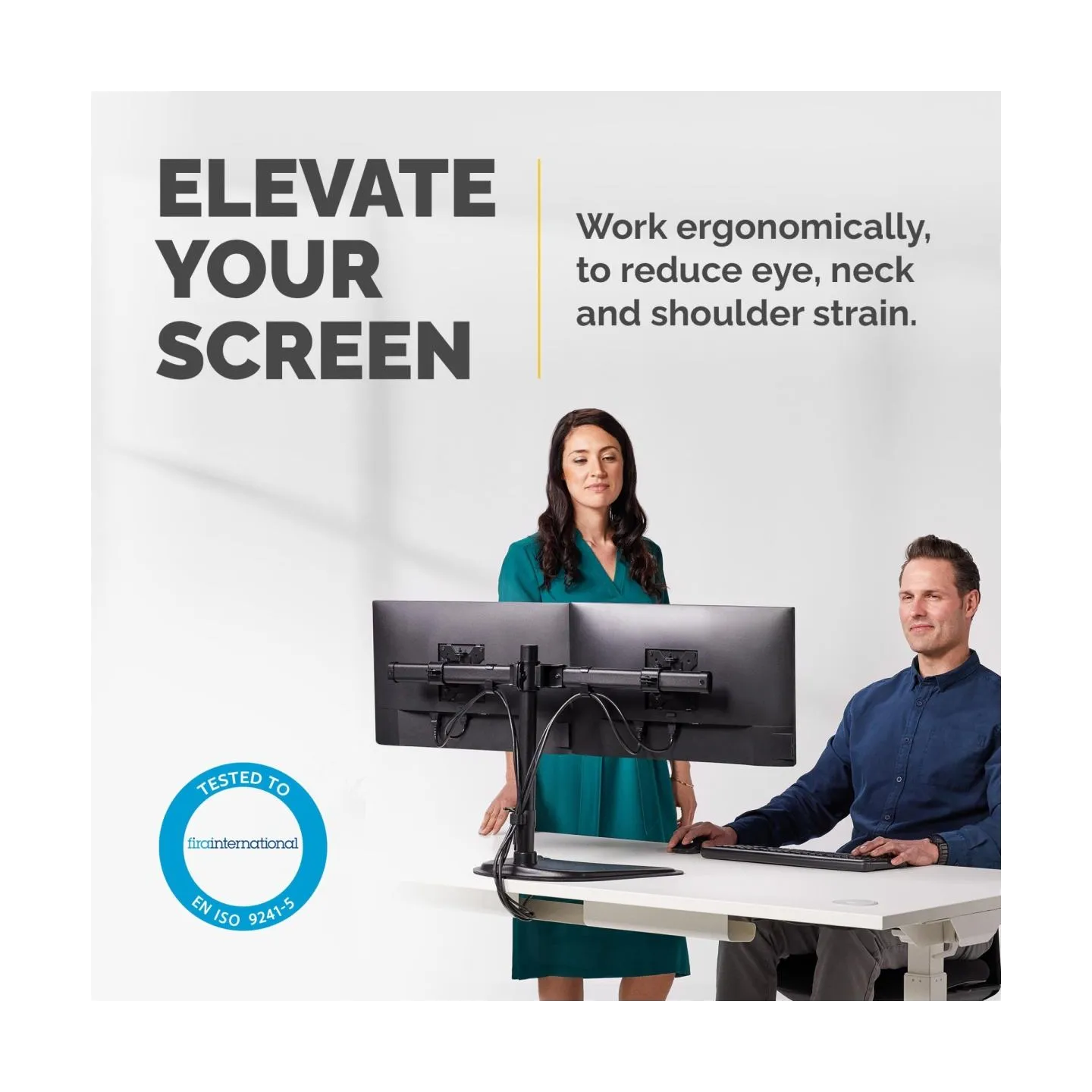 Fellowes MONITOR ACC ARM DUAL/PROFESSIONAL 8043701 FELLOWES