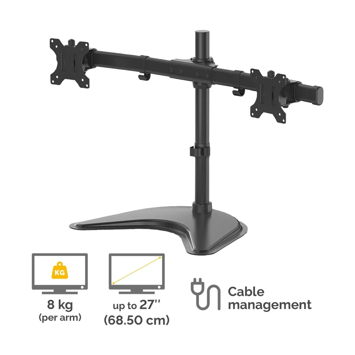Fellowes MONITOR ACC ARM DUAL/PROFESSIONAL 8043701 FELLOWES