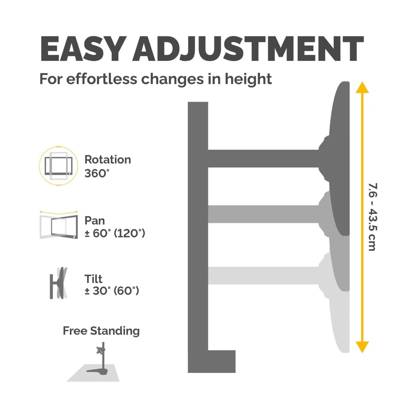 Fellowes MONITOR ACC ARM DUAL/PROFESSIONAL 8043701 FELLOWES