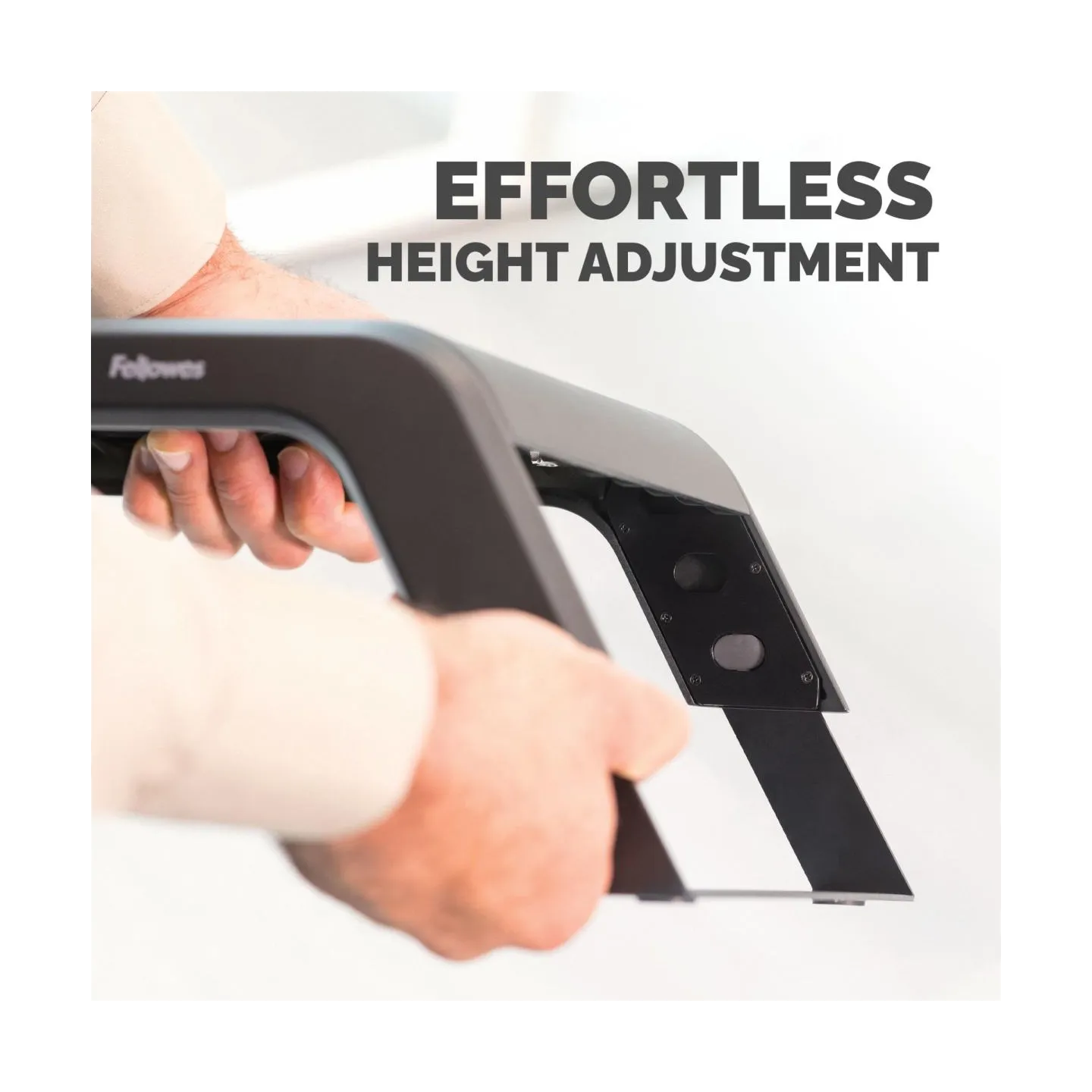 Fellowes MONITOR ACC RISER HANA LT/BLACK 100016996 FELLOWES