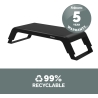 Fellowes MONITOR ACC RISER HANA LT/BLACK 100016996 FELLOWES