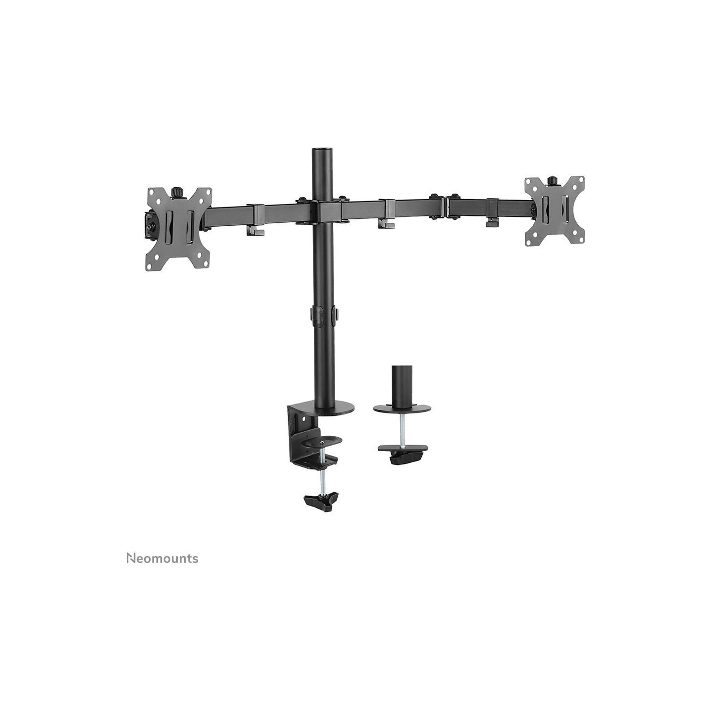 Neomounts NEWSTAR FLAT SCREEN DESK MOUNT (CLAMP/GROMMET) 10-32" BLACK