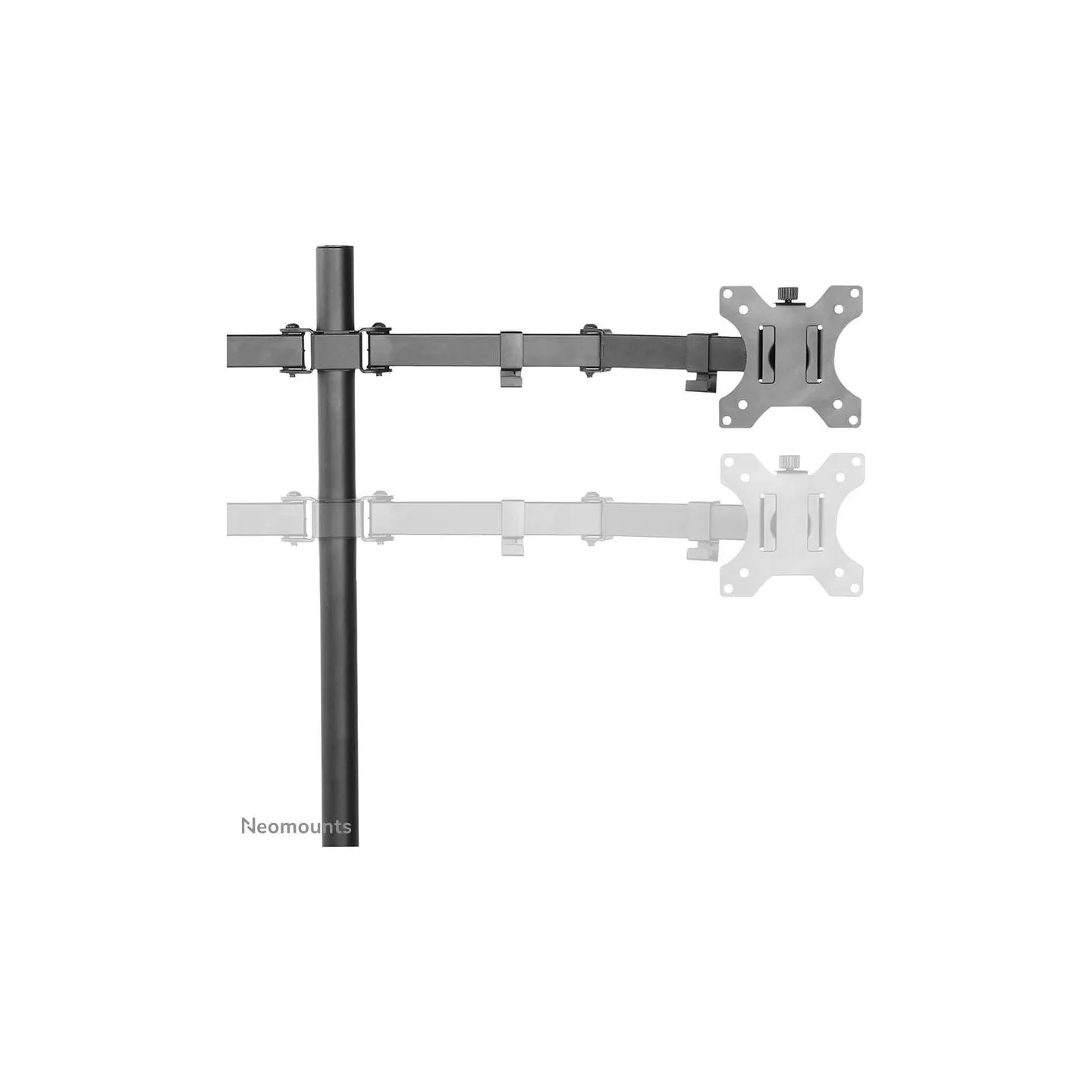 Neomounts NEWSTAR FLAT SCREEN DESK MOUNT (CLAMP/GROMMET) 10-32" BLACK
