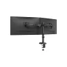 Neomounts NERO DOUBLE FLAT SCREEN DESK MOUNT  (PHONE HOLDER+QUICK-FIX CLAMP/GROMMET)