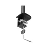 Neomounts NERO DOUBLE FLAT SCREEN DESK MOUNT  (PHONE HOLDER+QUICK-FIX CLAMP/GROMMET)