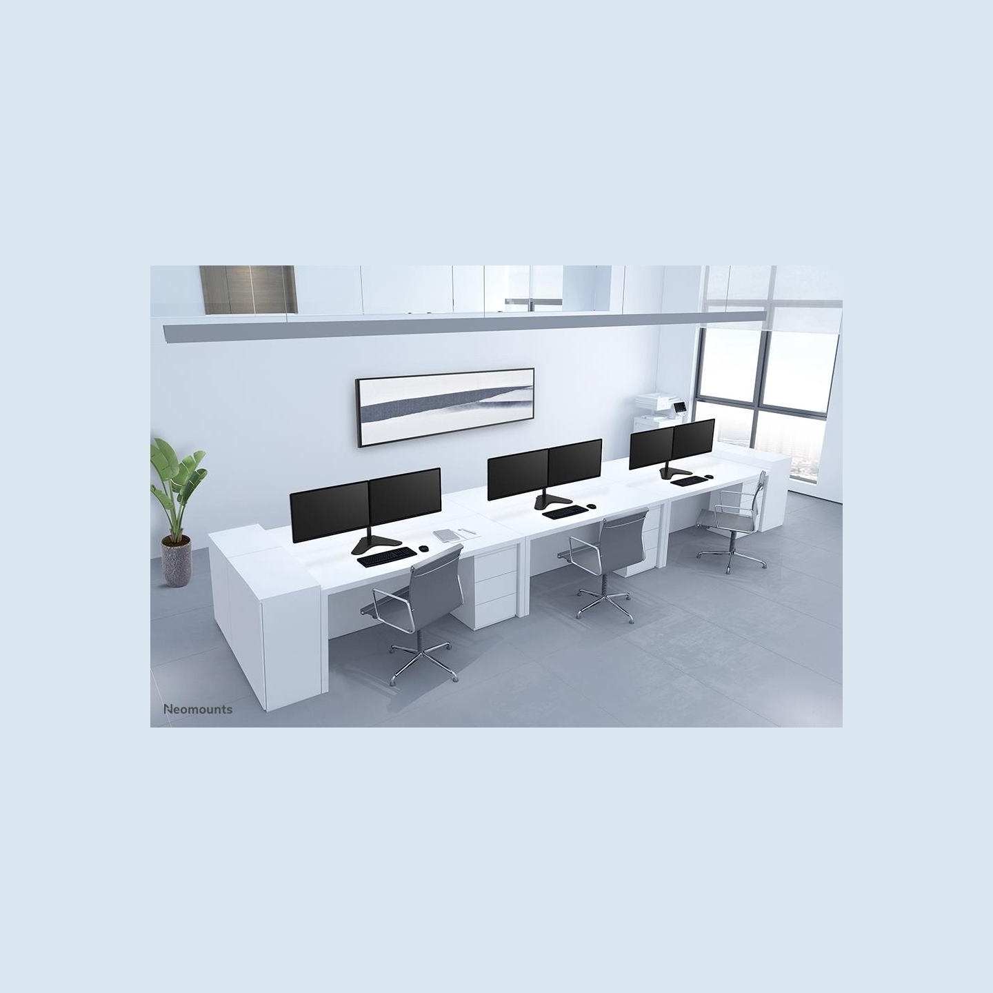 Neomounts NEWSTAR FLAT SCREEN DESK MOUNT (STAND)  10-32" BLACK