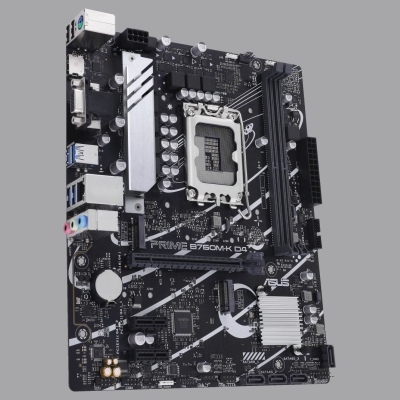 Asus | PRIME B760M-K D4 | Processor family Intel | Processor socket  LGA1700 | DDR4 DIMM | Memory slots 2 | Supported hard disk 