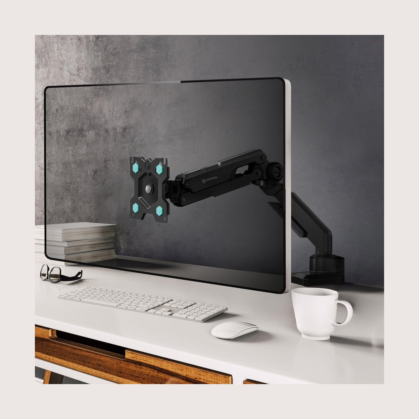 Onkron MONITOR ACC DESK MOUNT/13-34" BLACK G90-B ONKRON