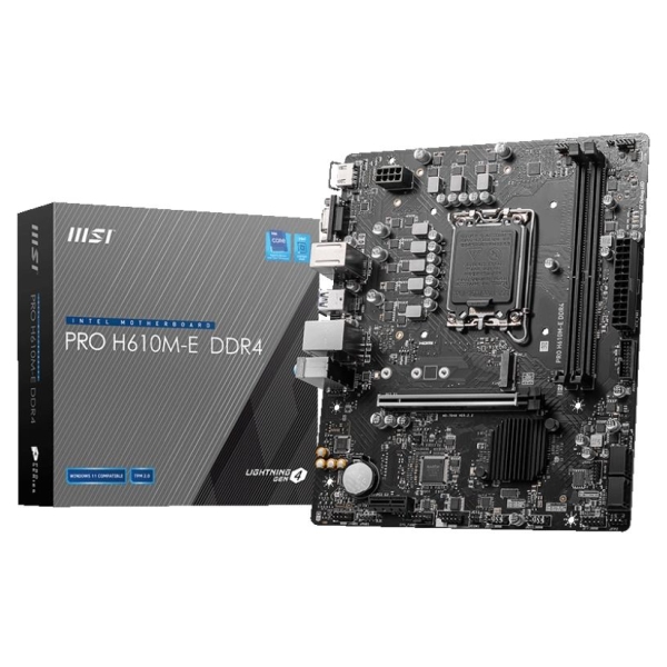 MSI PRO H610M-E DDR4 LGA 1700 DDR4 MB