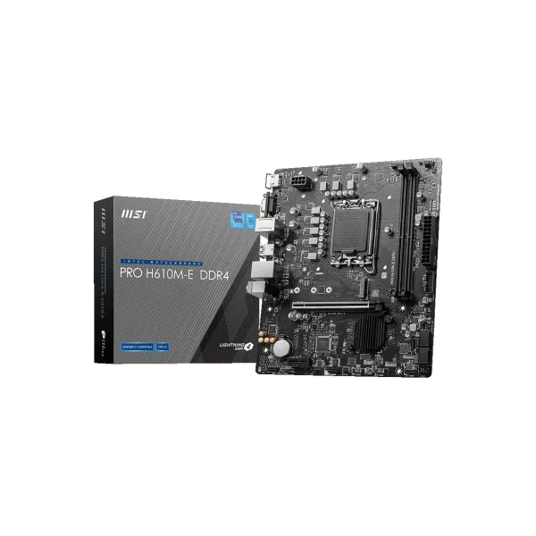 MSI PRO H610M-E s1700 DDR4 HDMI M.2 mATX