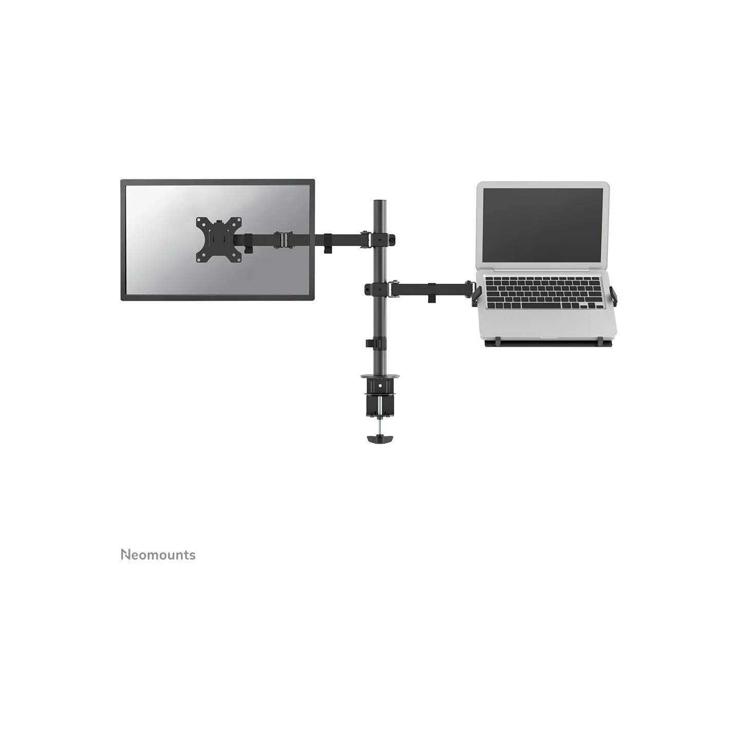 Neomounts NEWSTAR FLAT SCREEN & NOTEBOOK DESK MOUNT (CLAMP/GROMMET)  10-32" BLACK