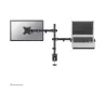 Neomounts NEWSTAR FLAT SCREEN & NOTEBOOK DESK MOUNT (CLAMP/GROMMET)  10-32" BLACK