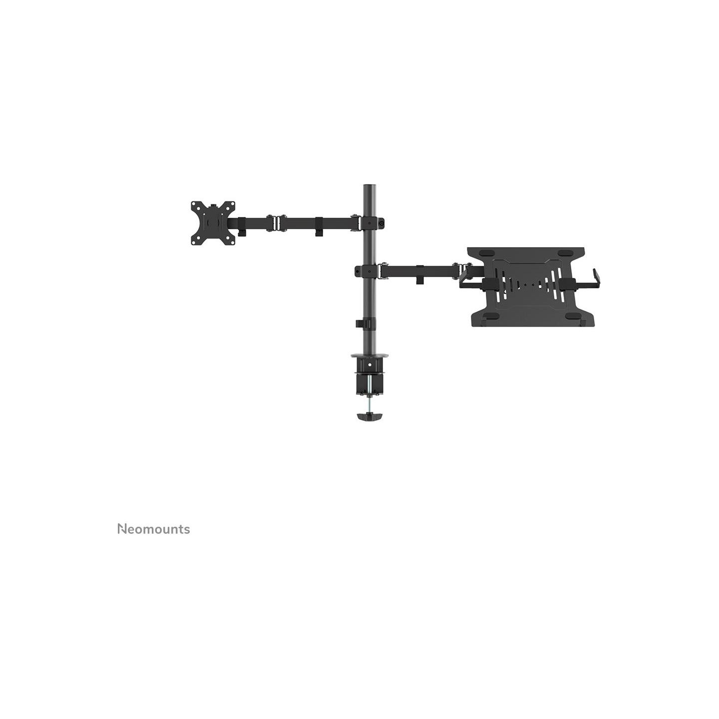 Neomounts NEWSTAR FLAT SCREEN & NOTEBOOK DESK MOUNT (CLAMP/GROMMET)  10-32" BLACK