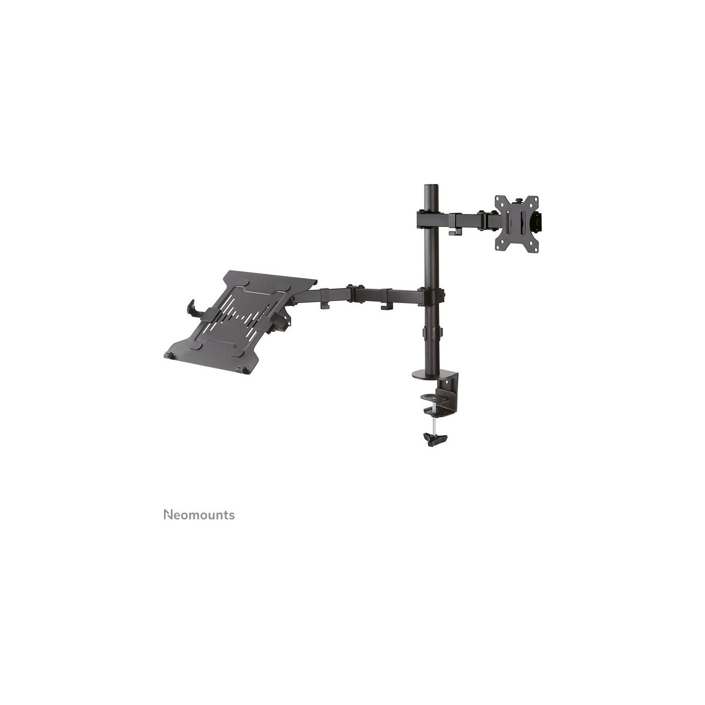 Neomounts NEWSTAR FLAT SCREEN & NOTEBOOK DESK MOUNT (CLAMP/GROMMET)  10-32" BLACK