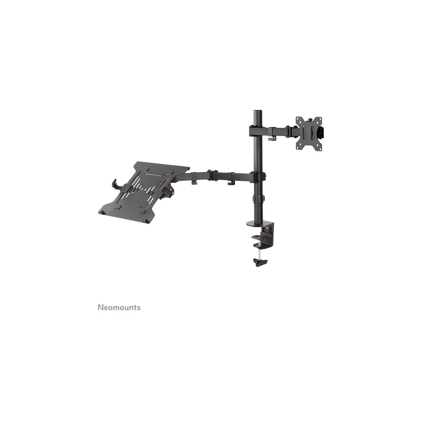 Neomounts NEWSTAR FLAT SCREEN & NOTEBOOK DESK MOUNT (CLAMP/GROMMET)  10-32" BLACK