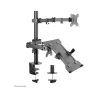 Neomounts NEWSTAR FLAT SCREEN & NOTEBOOK DESK MOUNT (CLAMP/GROMMET)  10-32" BLACK