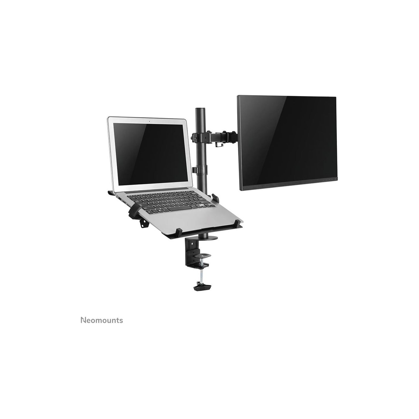 Neomounts NEWSTAR FLAT SCREEN & NOTEBOOK DESK MOUNT (CLAMP/GROMMET)  10-32" BLACK